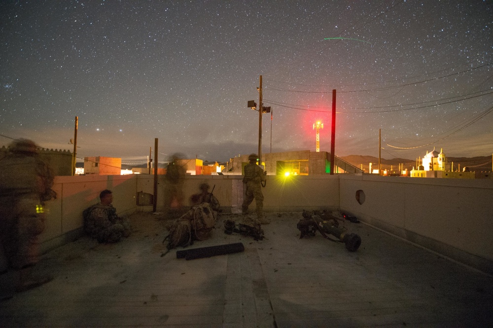 3rd Cavalry Soldiers clear village