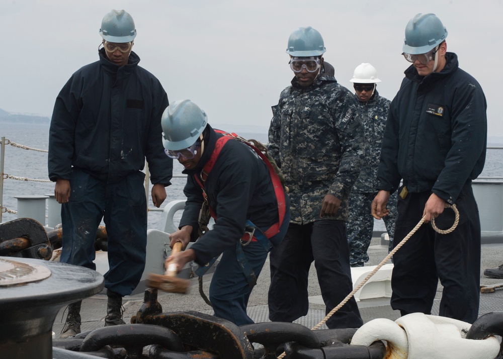 USS Germantown operations