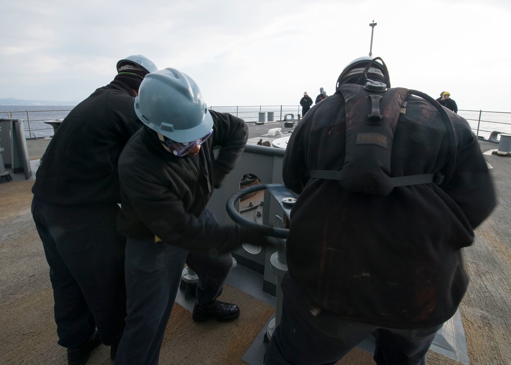 USS Germantown operations