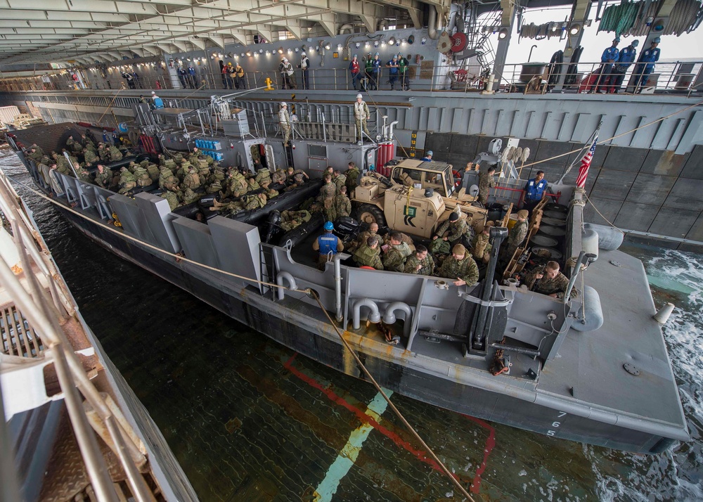 USS Germantown operations