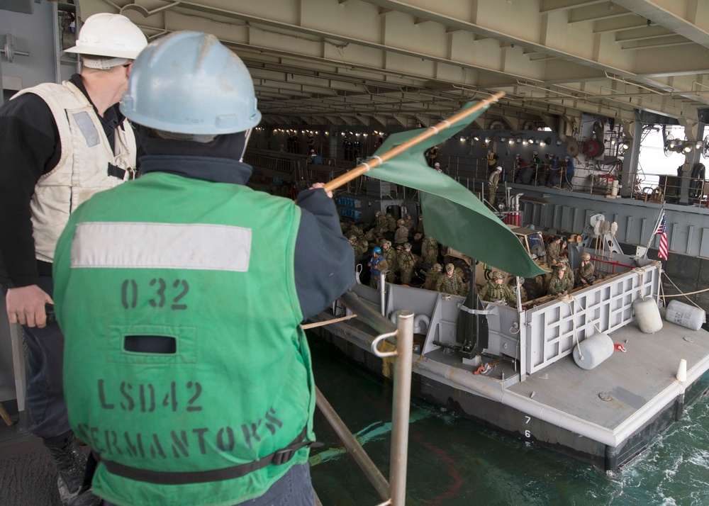 USS Germantown operations