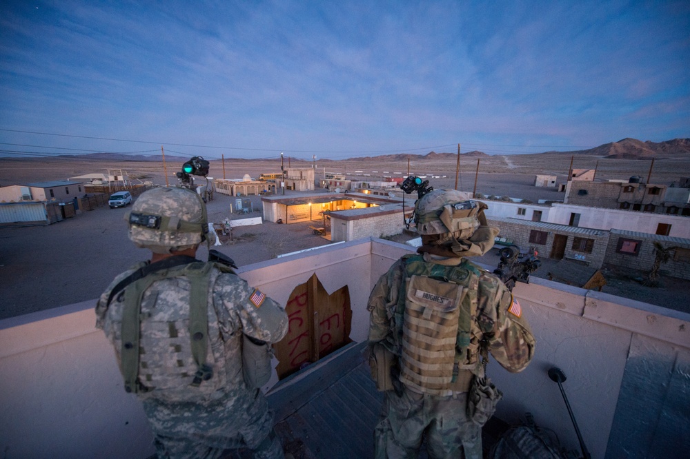 Brave Rifles Soldiers clear village