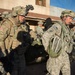 Soldiers evacuate simulated casualty