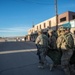 Soldiers evacuate simulated casualty