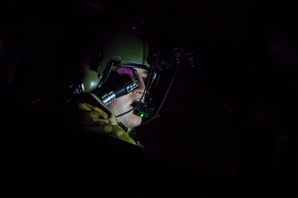 The night light in an Apache