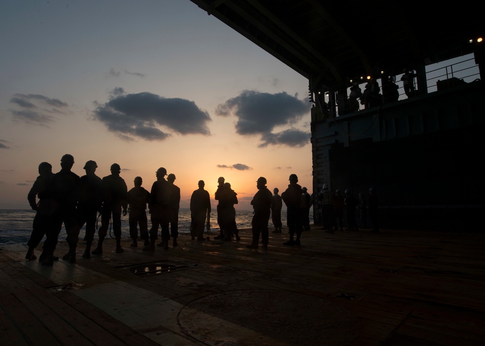 USS Germantown operations