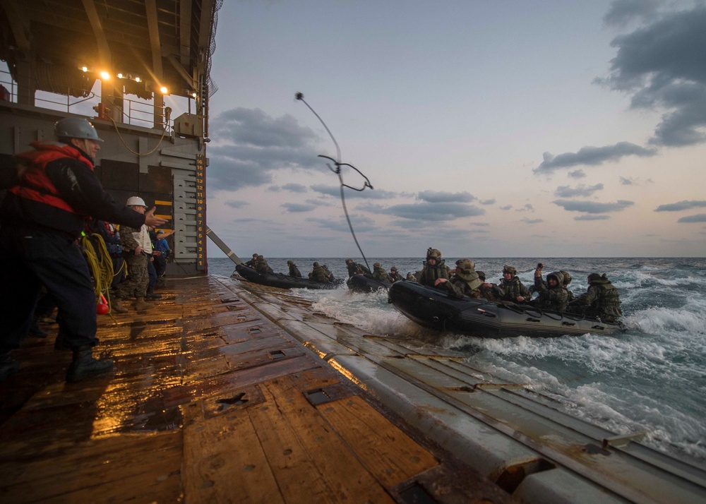 USS Germantown operations