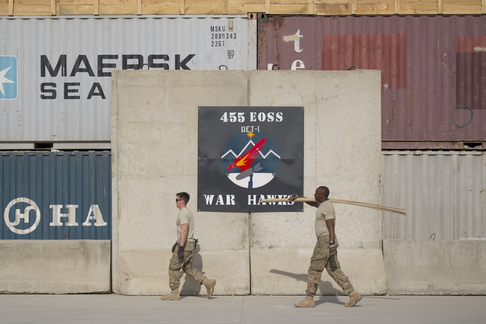 Bagram CE team builds new War Hawk compound at Jalalabad Airfield