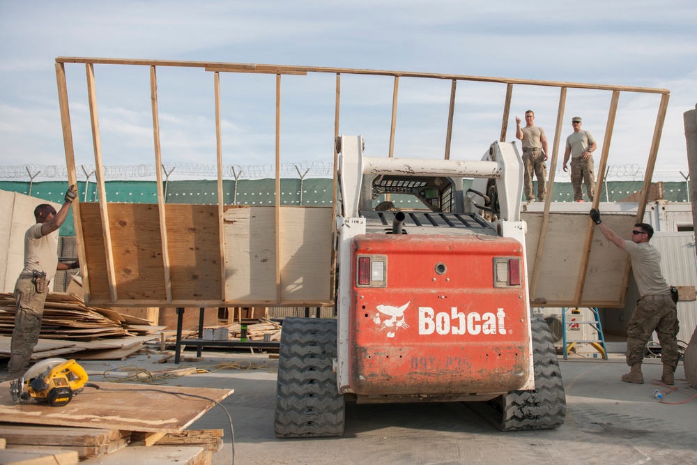 Bagram CE team builds new War Hawk compound at Jalalabad Airfield