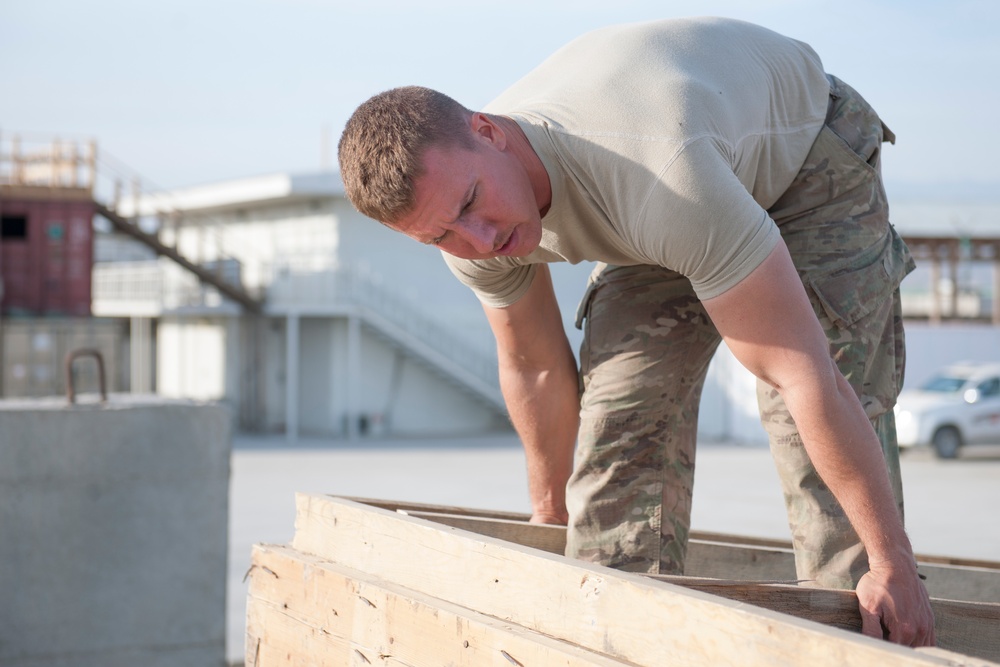 Bagram CE team builds new War Hawk compound at Jalalabad Airfield