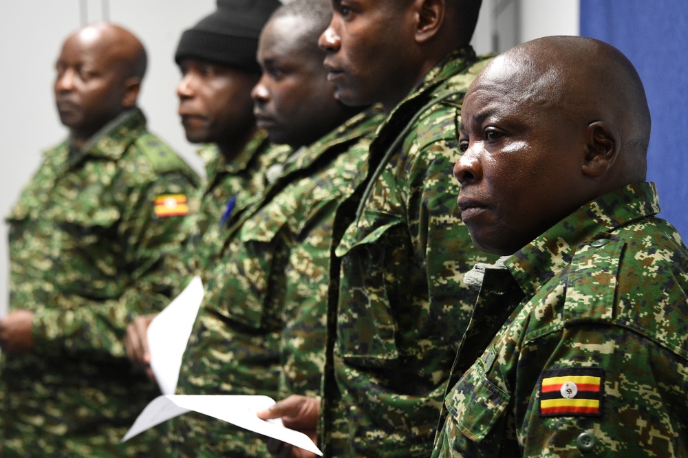Uganda People's Defense Force visits 7th Army JMTC