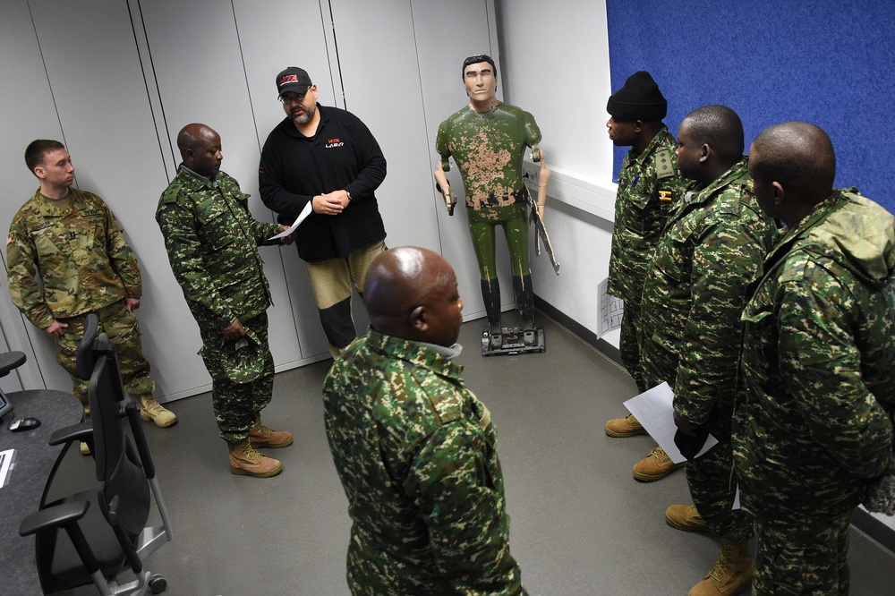 Uganda People's Defense Force visits 7th Army JMTC