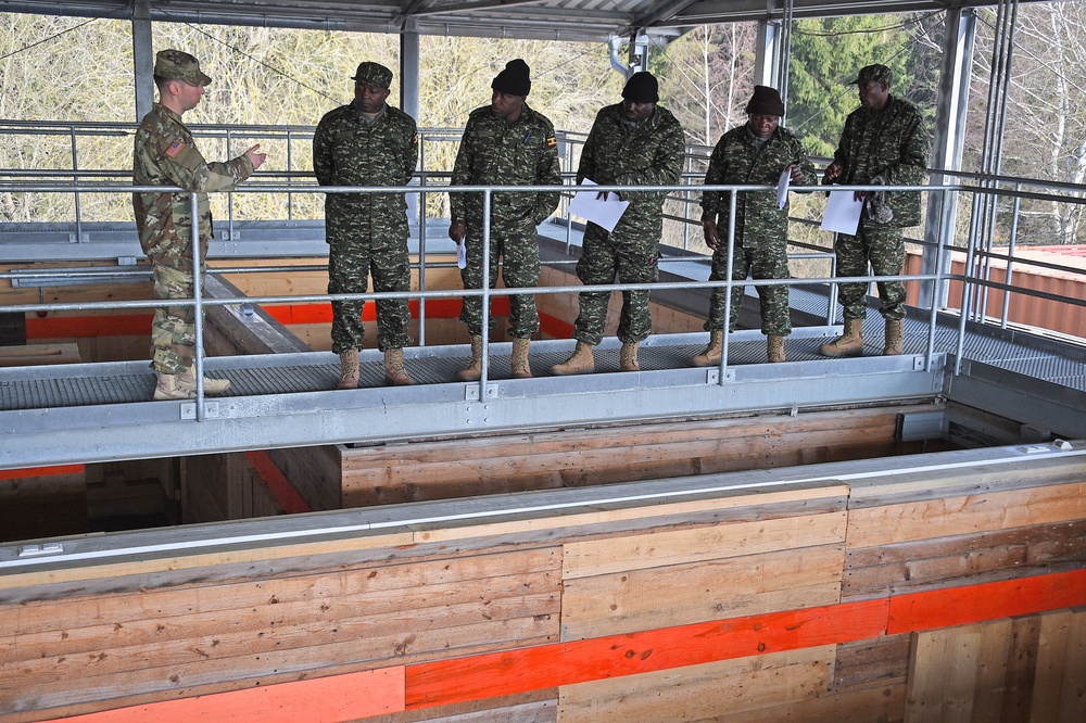 Uganda People's Defense Force visits 7th Army JMTC