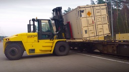 21st TSC, partners transport largest European ammo shipment in 10 years