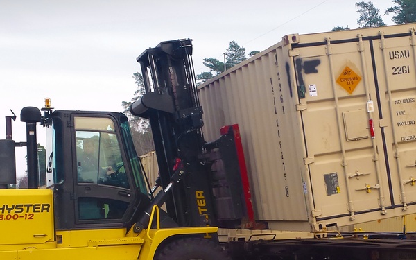 21st TSC, partners transport largest European ammo shipment in 10 years