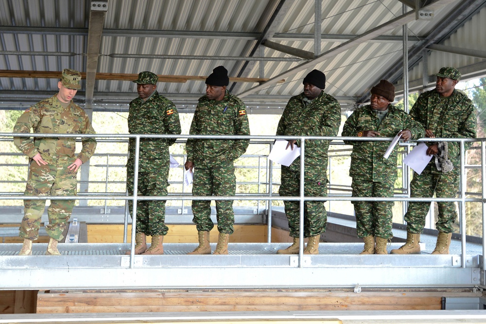 Uganda People's Defense Force visit to Grafenwoehr Shoot House