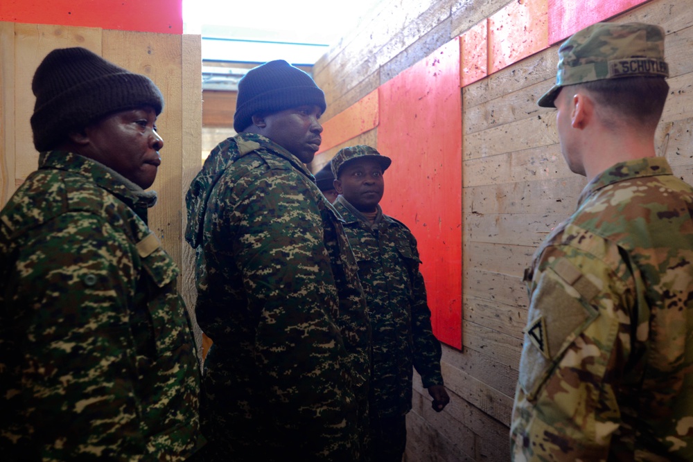 Uganda People's Defense Force visit to Grafenwoehr Shoot House
