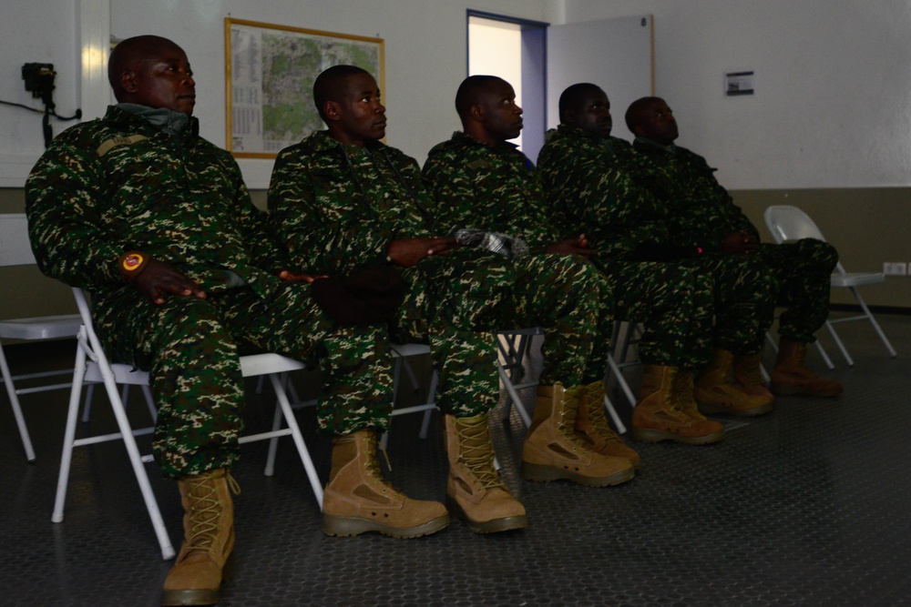 Uganda People's Defense Force visit to Grafenwoehr Shoot House