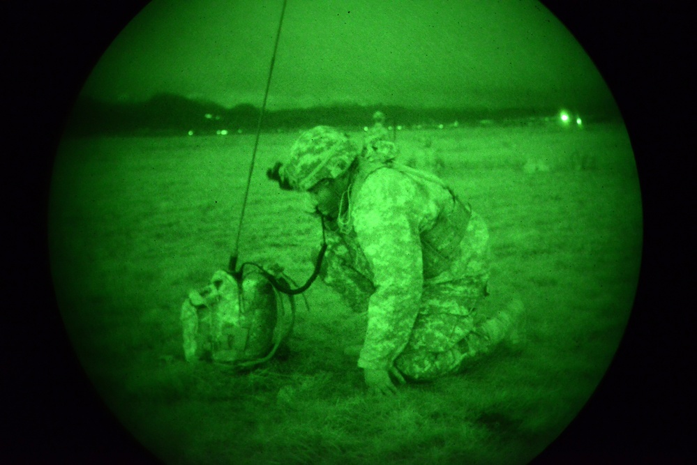 Night airborne operation Feb. 16, 2016