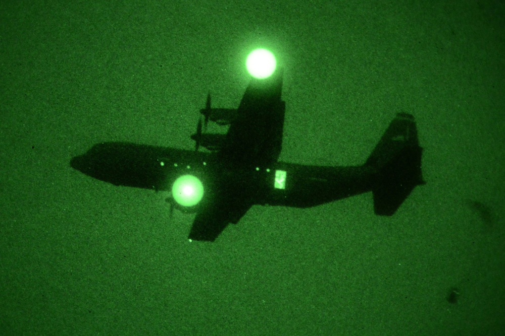 Night airborne operation Feb. 16, 2016