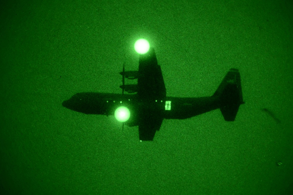 Night airborne operation Feb. 16, 2016