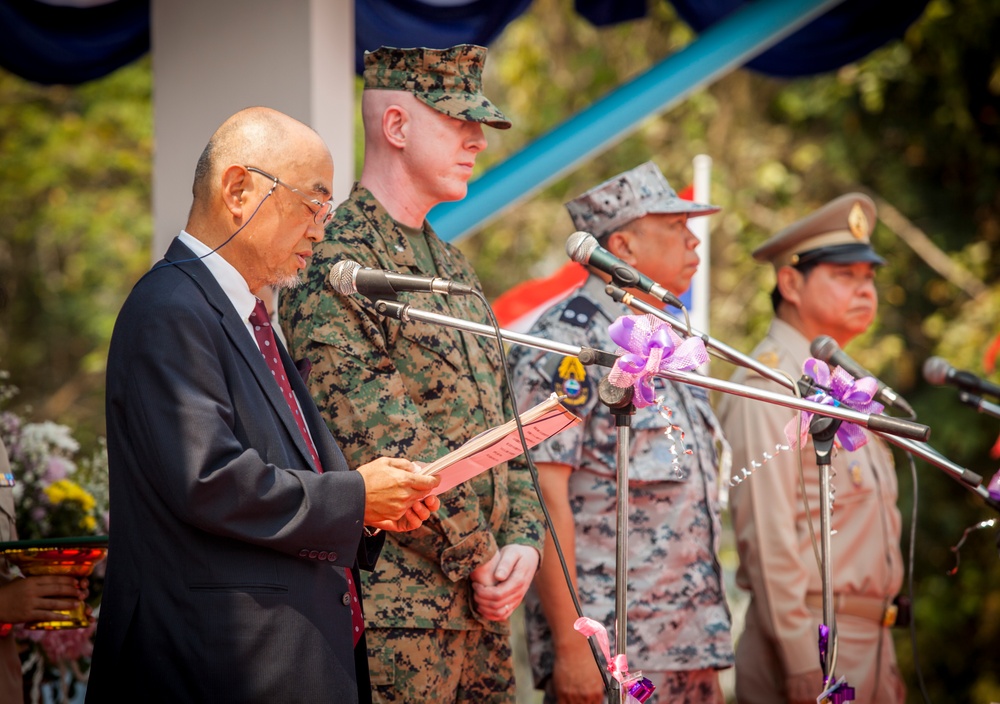 Cobra Gold 2016: Ban Cham Kho school dedication ceremony