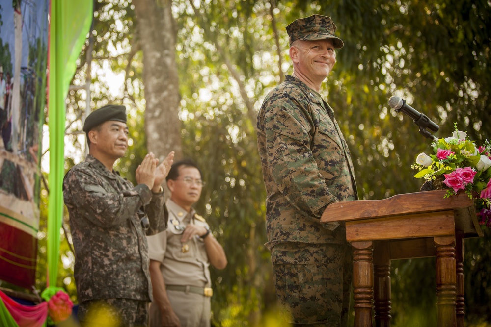 Cobra Gold 2016: Wat Khun Song school dedication ceremony