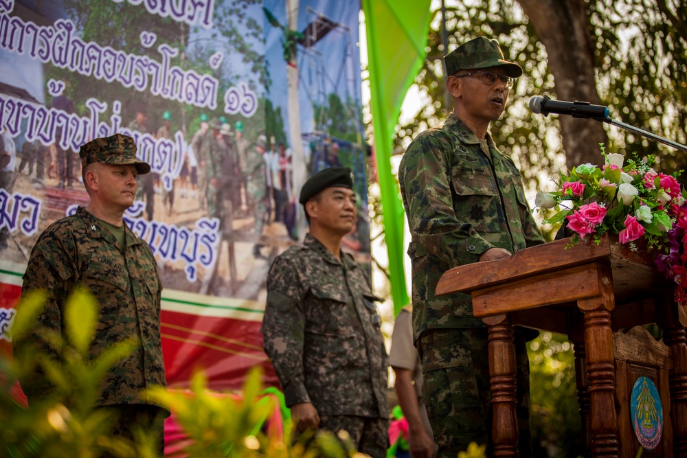 Cobra Gold 2016: Wat Khun Song school dedication ceremony