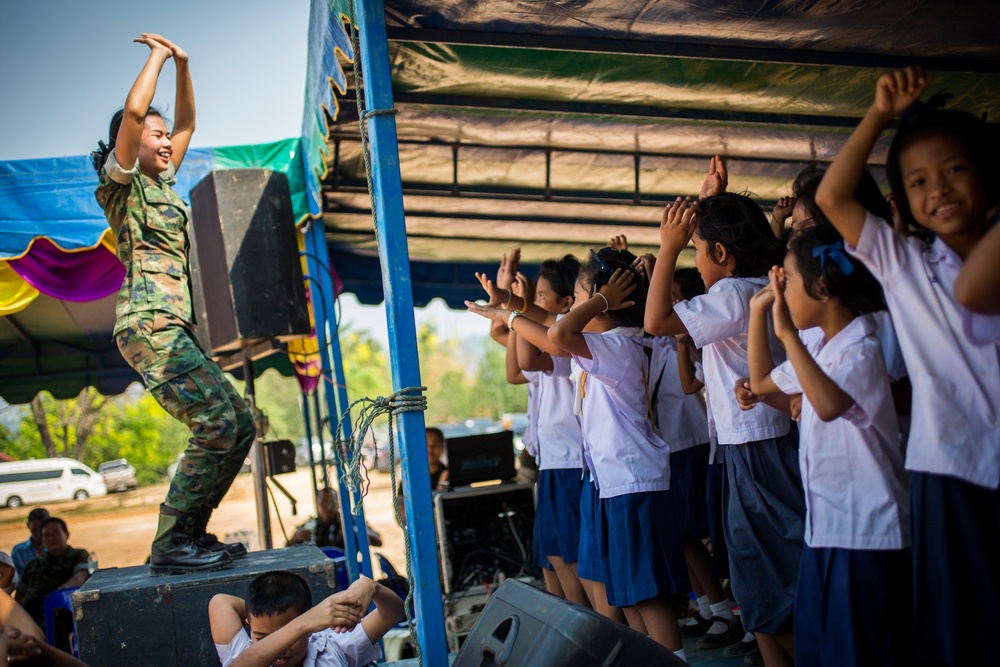 Cobra Gold 2016: Wat Khun Song school dedication ceremony