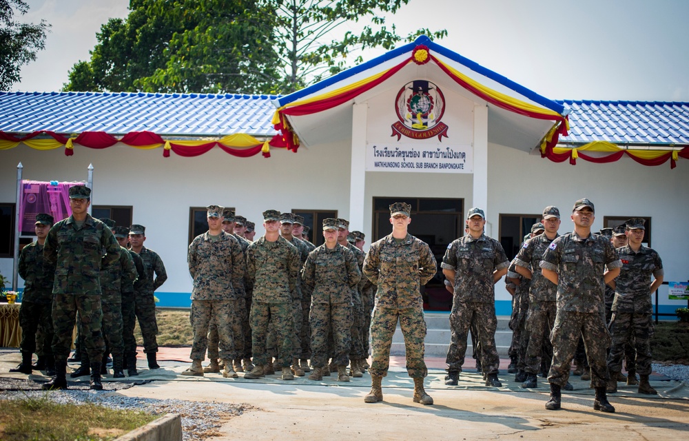 Cobra Gold 2016: Wat Khun Song school dedication ceremony