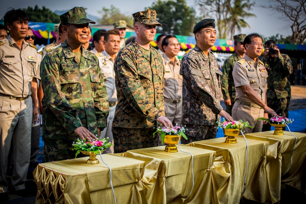 Cobra Gold 2016: Wat Khun Song school dedication ceremony