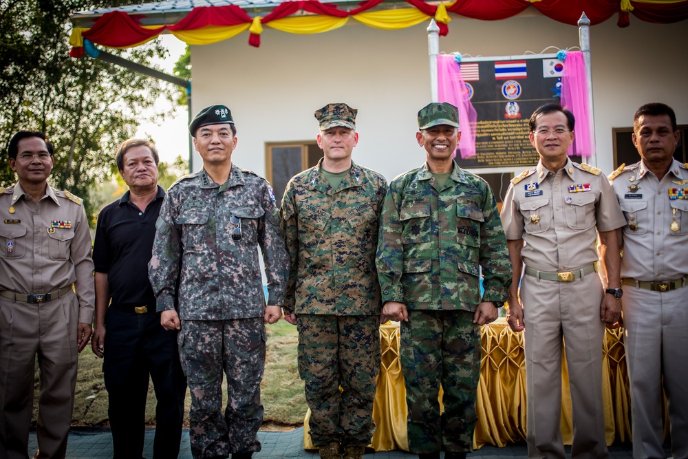 Cobra Gold 2016: Wat Khun Song school dedication ceremony