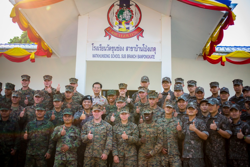 Cobra Gold 2016: Wat Khun Song school dedication ceremony