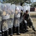 CLB-2 smashes riot control training