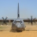 RCAF C-130 lands on dirt runway