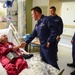 Coast Guard Station Point Allerton crew at Veterans Hospital in West Roxbury, Mass.