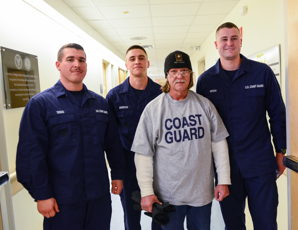 Coast Guard Station Point Allerton at Veterans Hospital in West Roxbury, Mass.