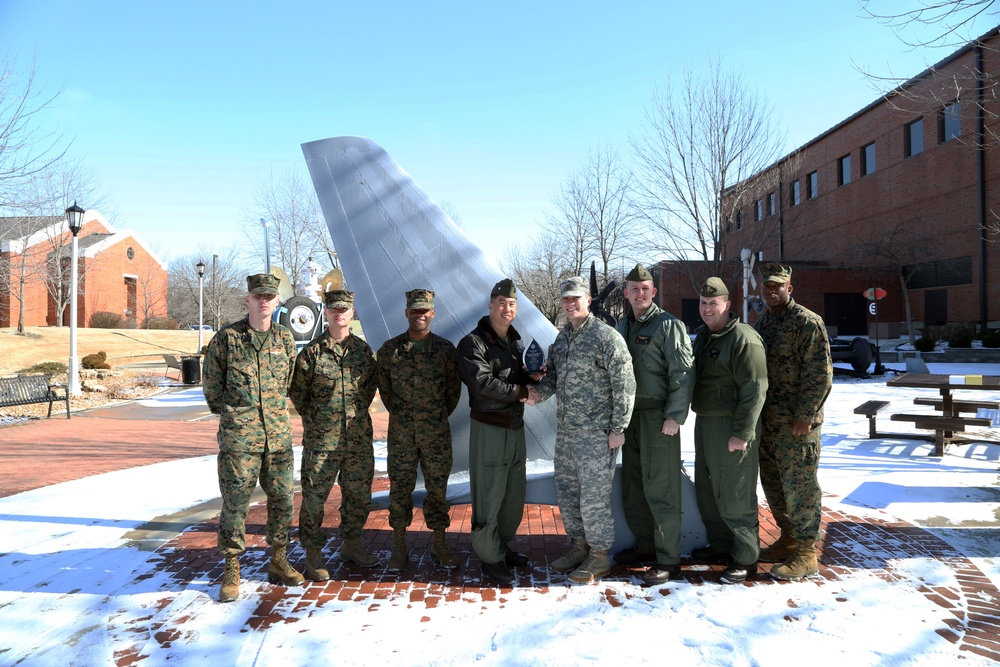 Headquarters and Headquarters Squadron awarded for excellence