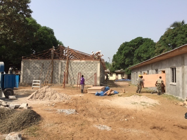 Michigan National Guard, Armed Forces of Liberia Soldiers construct new buildings at EBK