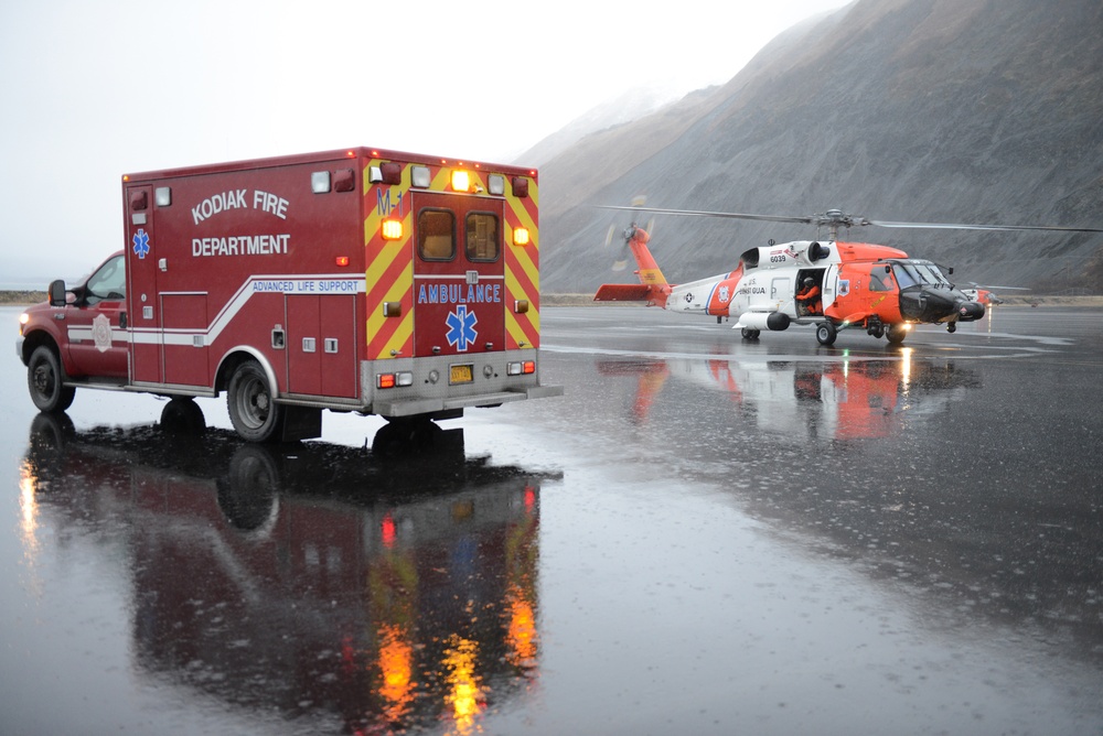 Air Station Kodiak conducts medevac