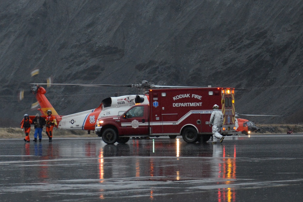 Air Station Kodiak conducts medevac