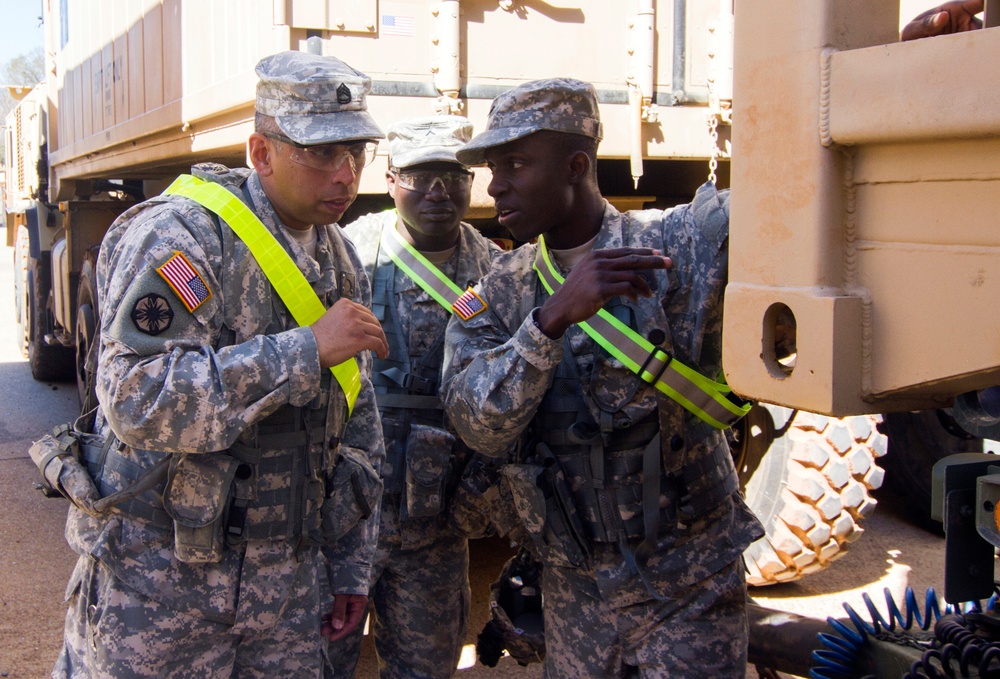 Soldiers train for teamwork, readiness at the Intermediate Staging Base