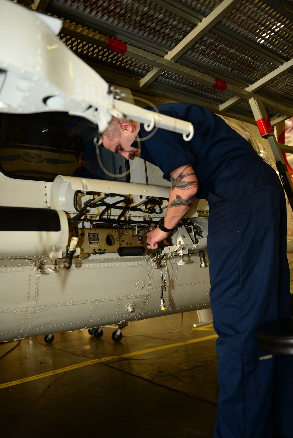 Air Station Astoria helicopter maintenance