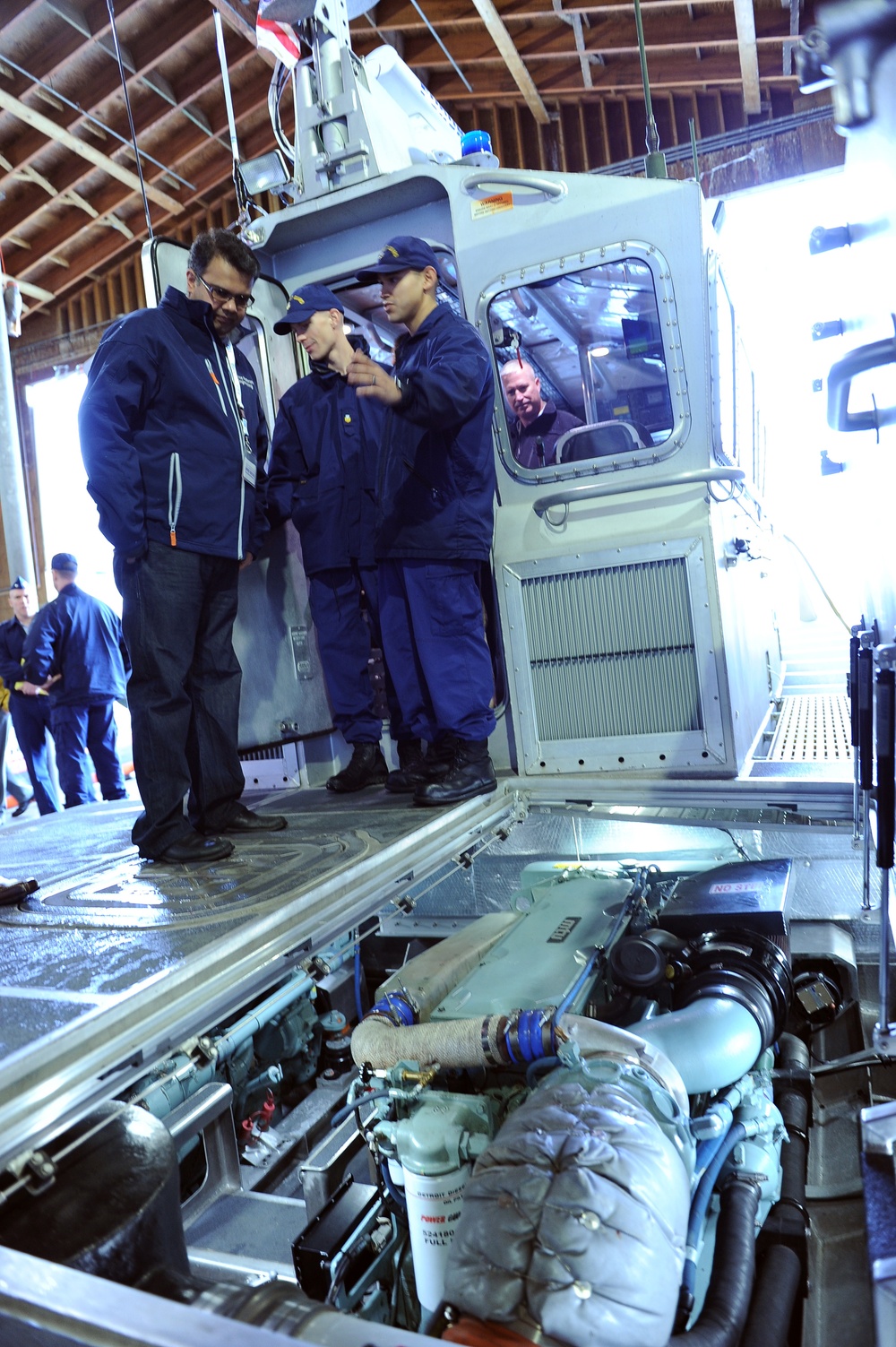 Coast Guard Reserve civilian employers tour Coast Guard Base Seattle