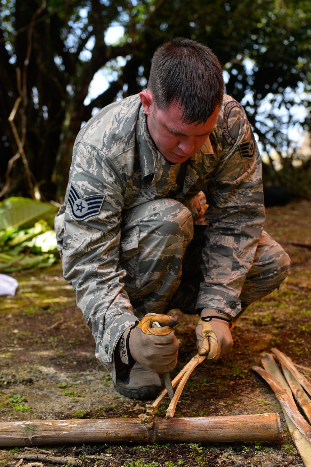 US, Japanese Airmen conduct survival training during Cope North 16