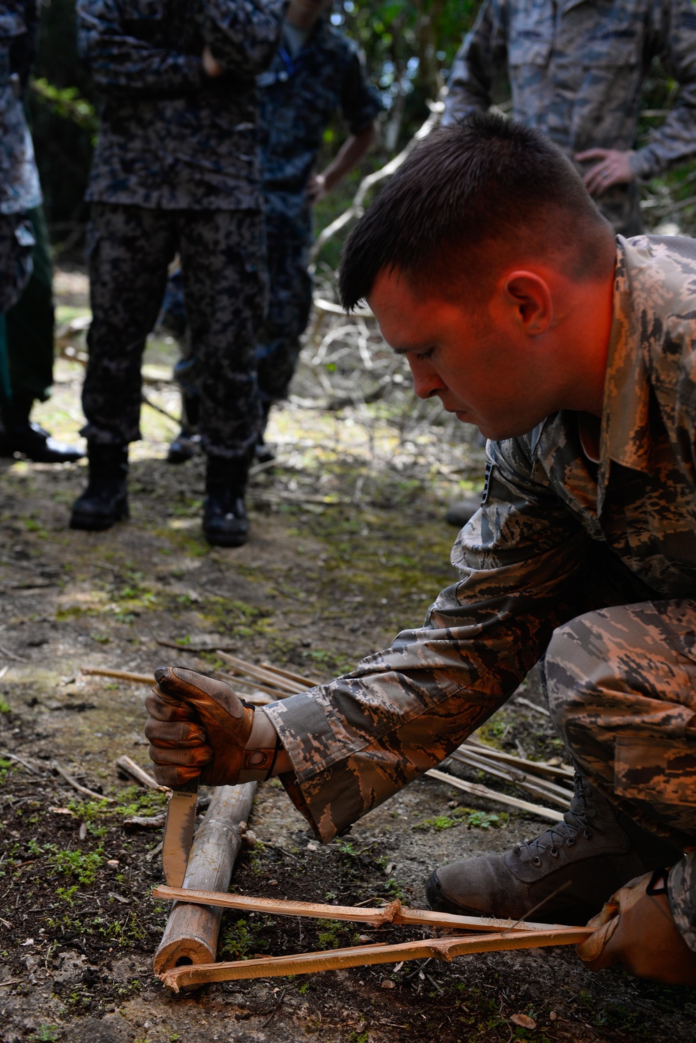 US, Japanese Airmen conduct survival training during Cope North 16