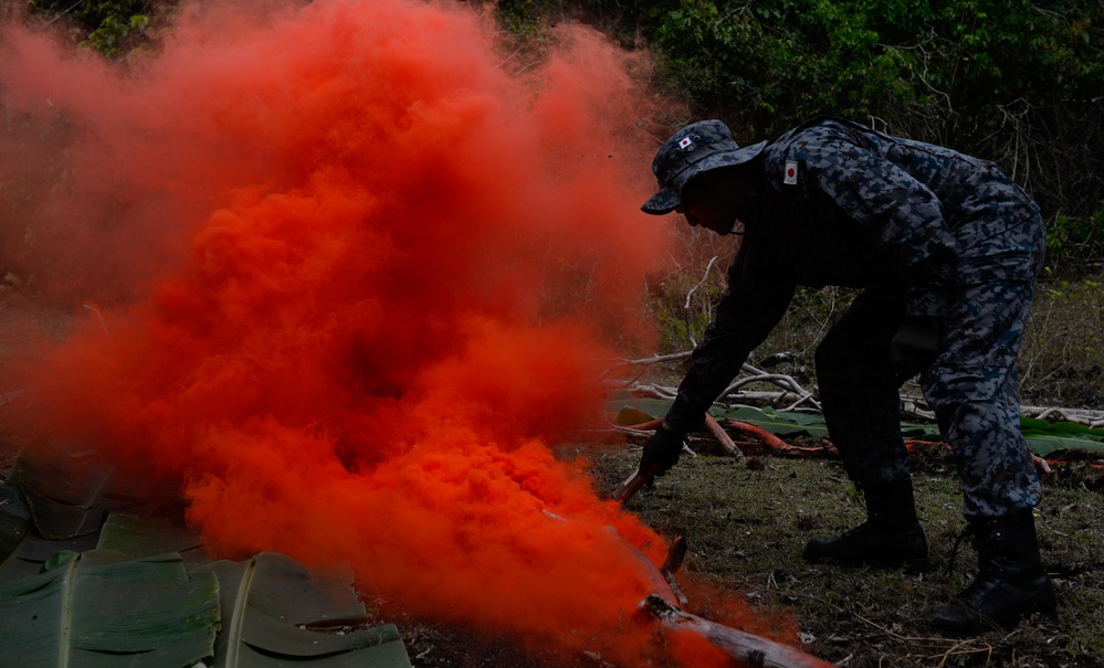 US, Japanese Airmen conduct survival training during Cope North 16