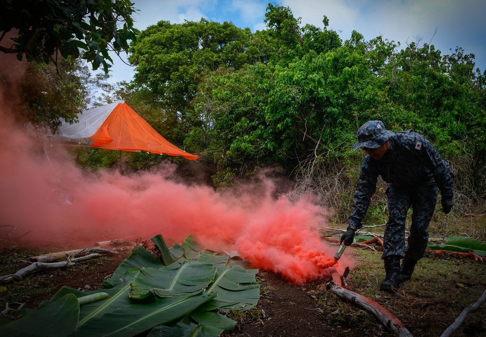 US, Japanese Airmen conduct survival training during Cope North 16