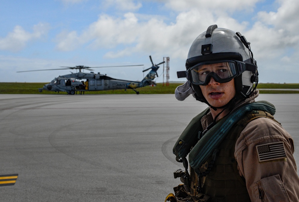 Aeromedical crews conduct patient transfer during Cope North 16