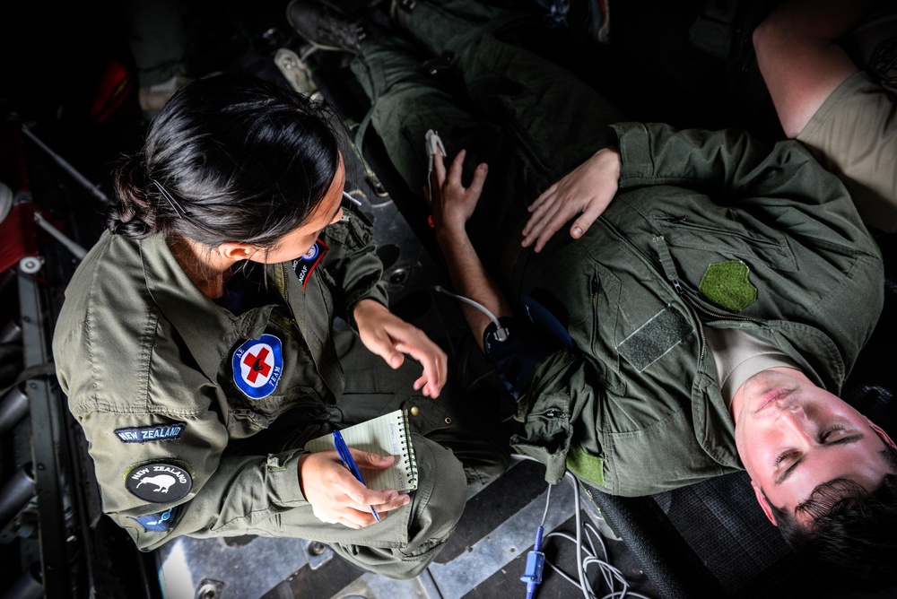 Aeromedical crews conduct patient transfer during Cope North 16